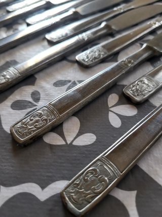 Set Posate Vintage Metallo e acciaio inoxpran