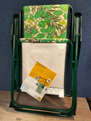 Silla de jardín plegable Solenny ajustable