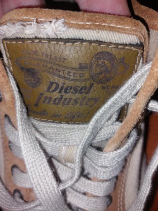 Sneakers Diesel Beige/Marrone Taglia 42