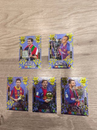 Lote Total Kings, card única y balón de oro