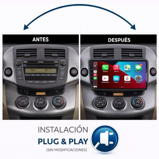 PANTALLA GPS TOYOTA LAND CRUISER 2004-2009 CARPLAY