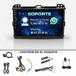 PANTALLA GPS TOYOTA LAND CRUISER 2004-2009 CARPLAY