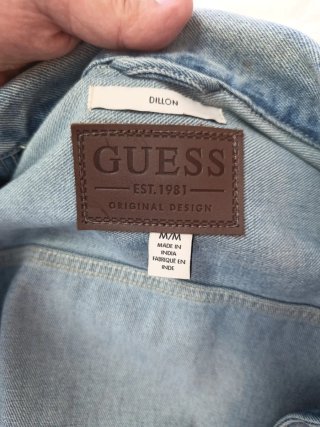 Chaqueta Vaquera Guess Desgastada