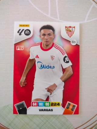 Cromos de Vargas Sevilla Adrenalyn 25/26