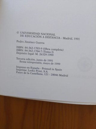 Algebra I. Vol 1 y 2