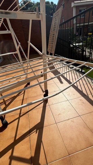 Tendedero Plegable Blanco