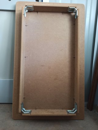 Mesa de salón desmontable de madera