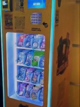 Maquina vending uso pokemon