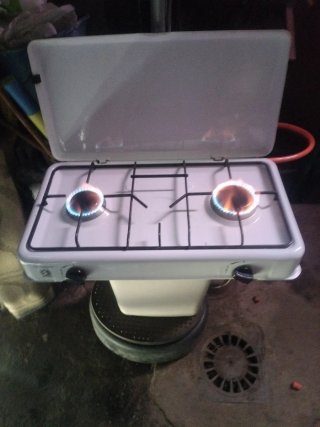 Cocina de gas 2 fuegos