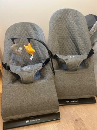 Hamaca bebé Kinderkraft gris