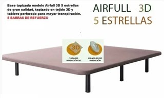 Colchón+ base tapizada+ almohada. pack lote oferta