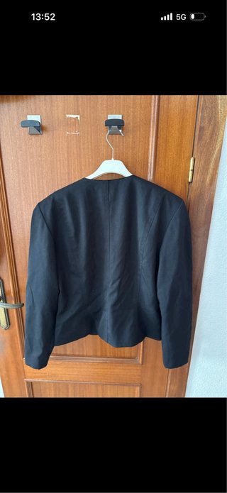 Blazer militar negro talla M