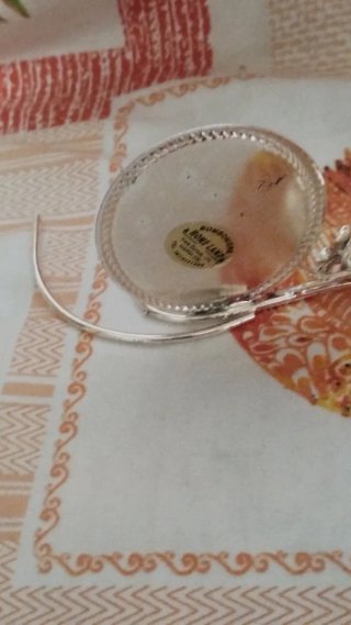 Specchio Argento 925 con Colibrì