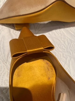 Tacones con lazo Zara Basic