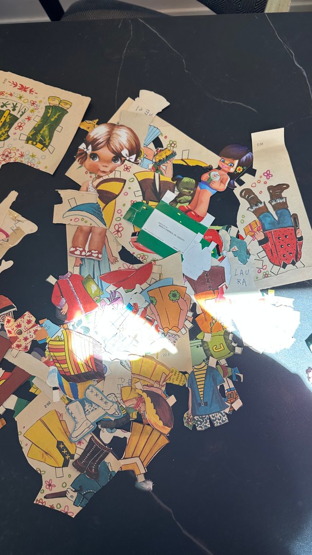 Abiti per Bambole Tagliabili Anni '80