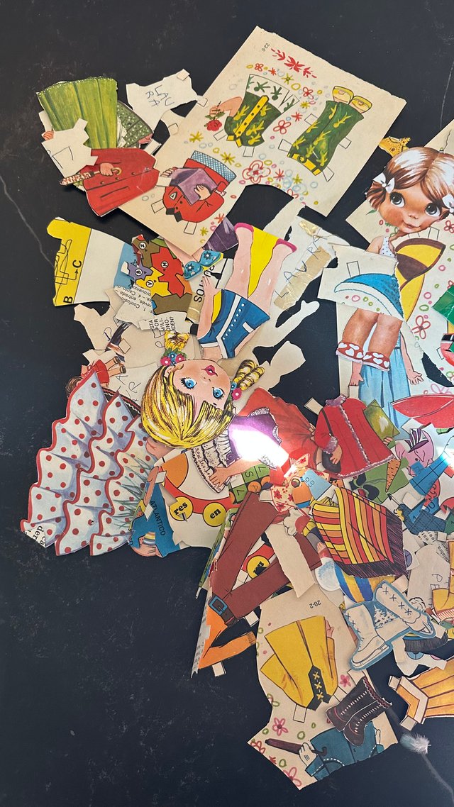 Abiti per Bambole Tagliabili Anni '80