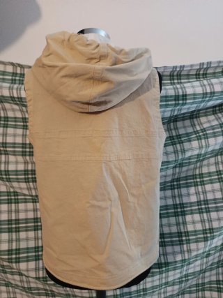 Smanicato donna beige con cappuccio