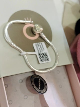 Pulsera Pandora 18cm Plata