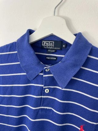 Polo Ralph Lauren Rayas Azul Talla M