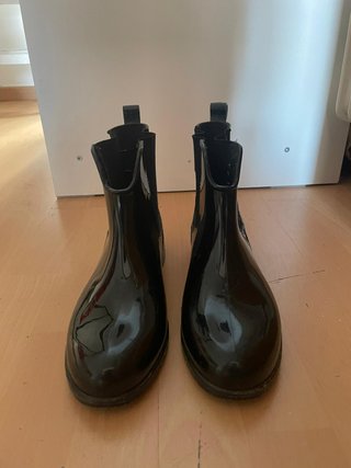 Botas de agua negras tommy hilfiger