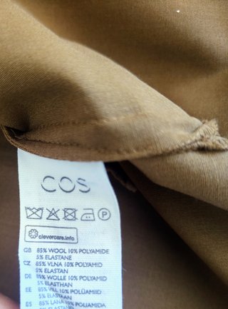 Camicione COS, marrone, taglia 42/44