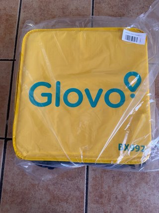 Mochila Glovo Amarilla