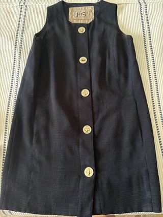 Vestido Purificación García Azul marino muy elegan
