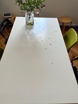 Mesa comedor extensible blanca ROSENTORP de Ikea