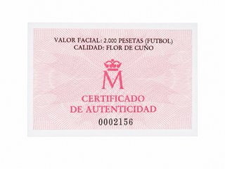 Moneda Plata 2000 Pesetas Fútbol Barcelona 92