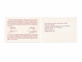 Moneda Plata 2000 Pesetas Fútbol Barcelona 92