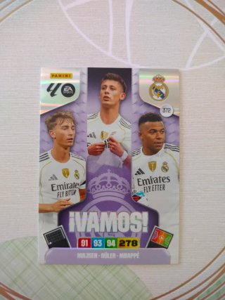 3 Cromos Real Madrid Adrenalyn 25/26