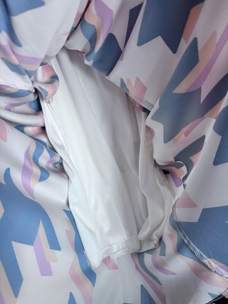 Vestido fiesta estampado multicolor