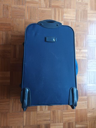 Maleta Adolfo Dominguez Vintage Azul y Negra