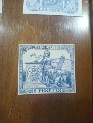 Sello Fiscal 1 Peseta 1884