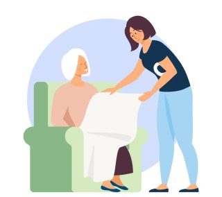 Cuidadora personas mayores