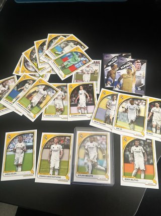 Lote Cartas Real Madrid Topps