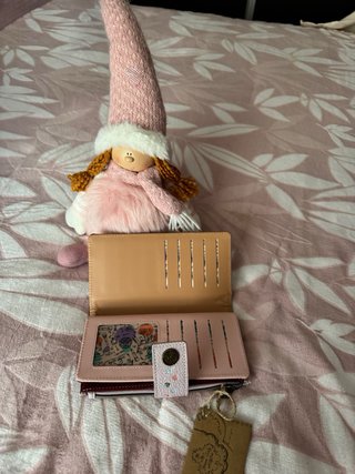 Cartera monedero con diseño de pintura