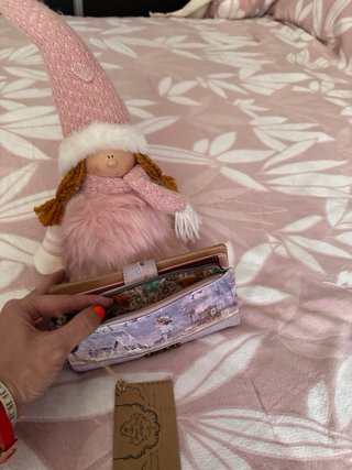 Cartera monedero con diseño de pintura