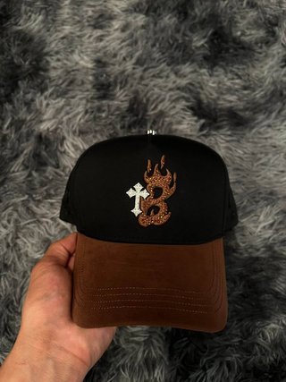 Gorra Shifu Negra y Marrón