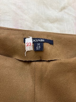 Pantalón de ante marrón