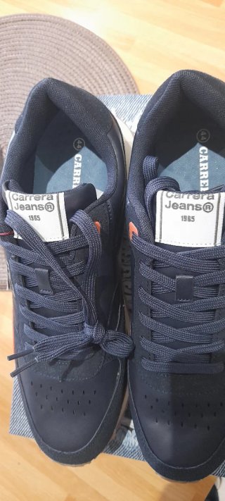 Sneakers Carrera Pelle N44 color Blue Black è aran