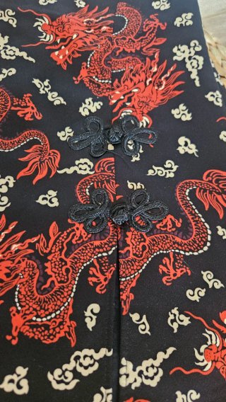 Falda Mini Zara Estampado Dragones Talla XS