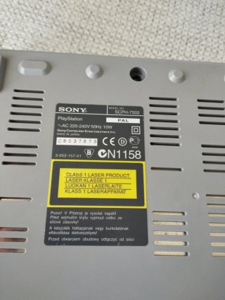 Consola Sony PlayStation 1 Gris
