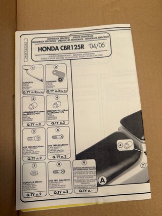 Soportes Maleta Honda CBR 125 R 04/05