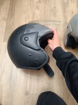 2 Cascos Moto Climax Visera Transparente