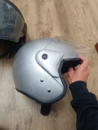 2 Cascos Moto Climax Visera Transparente