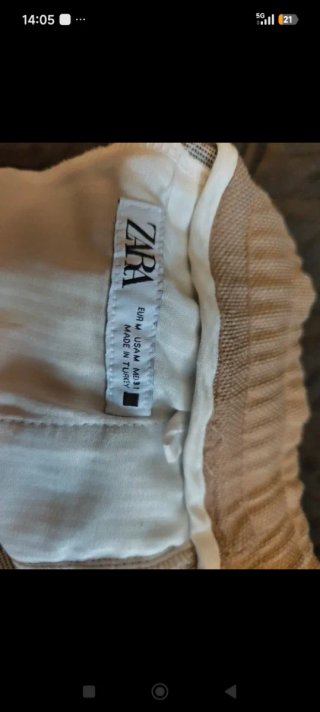 Pantalón chino hombre beige