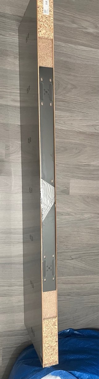 Estante flotante IKEA LACK negro