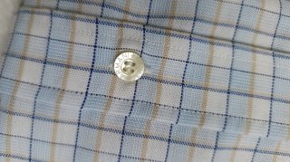 Camisa Emporio Armani cuadros azul y blanco