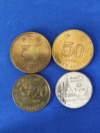 Lote  Asia monedas